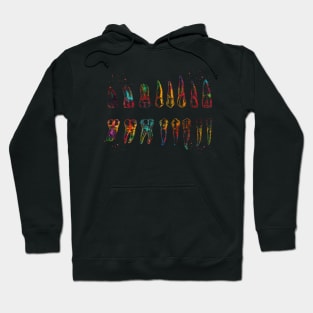 Teeth Diagram Hoodie